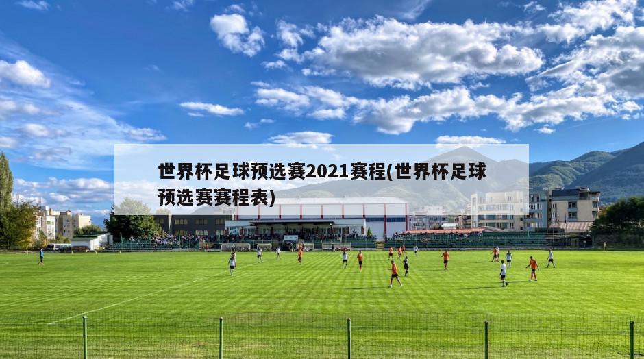 世界杯足球预选赛2021赛程(世界杯足球预选赛赛程表)